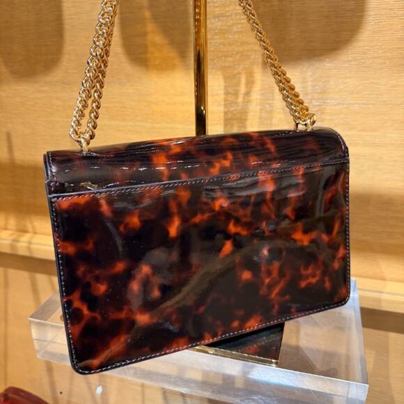 Best Price‼️Tory Burch Emerson Adjustable Shoulder Bag 165964 Tortoise $598 - Picture 10 of 16